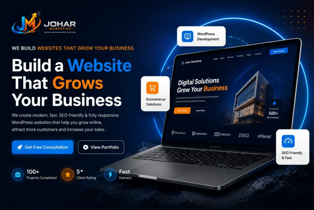 johar marketing,wordpress developer,graphics designer,